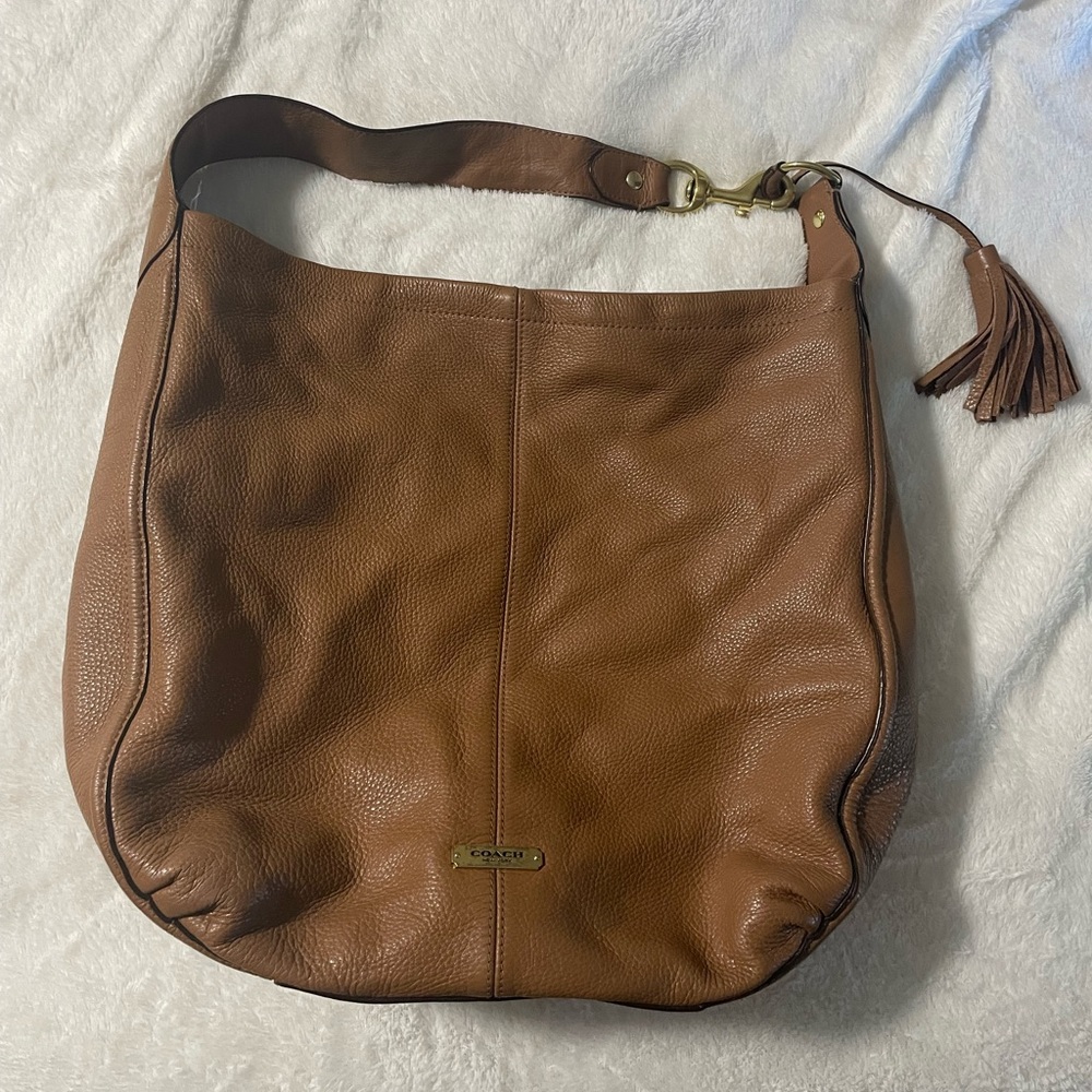 Coach purse brown leather